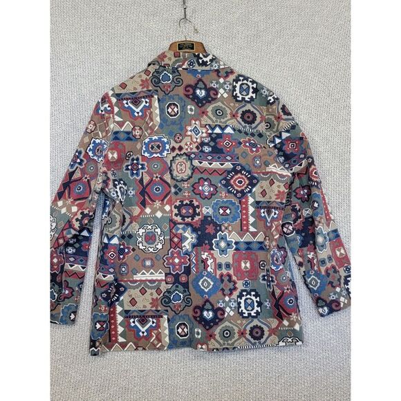 Womens Vintage Denim Jacket With Handmade Buffalo Nickel Button Size XL/2XL - Picture 8 of 9